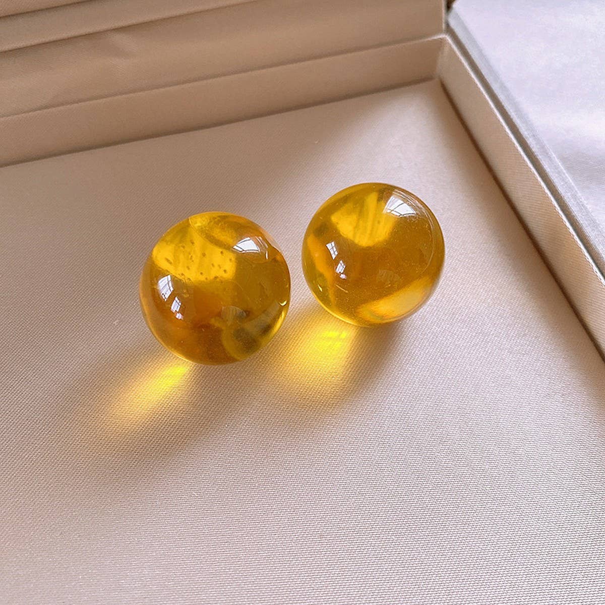 SWEET DOPAMINE COLORFUL JELLY ROUND EARRINGS_CWAJE2320