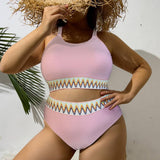 SEXY HIGH WAIST BIKINI PLUS SIZE SWIMWEAR_CWMW0234