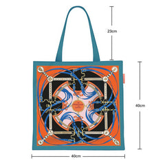 BELT CHAIN CANVAS TOTE BAG FOR WOMEN_CWAB5127