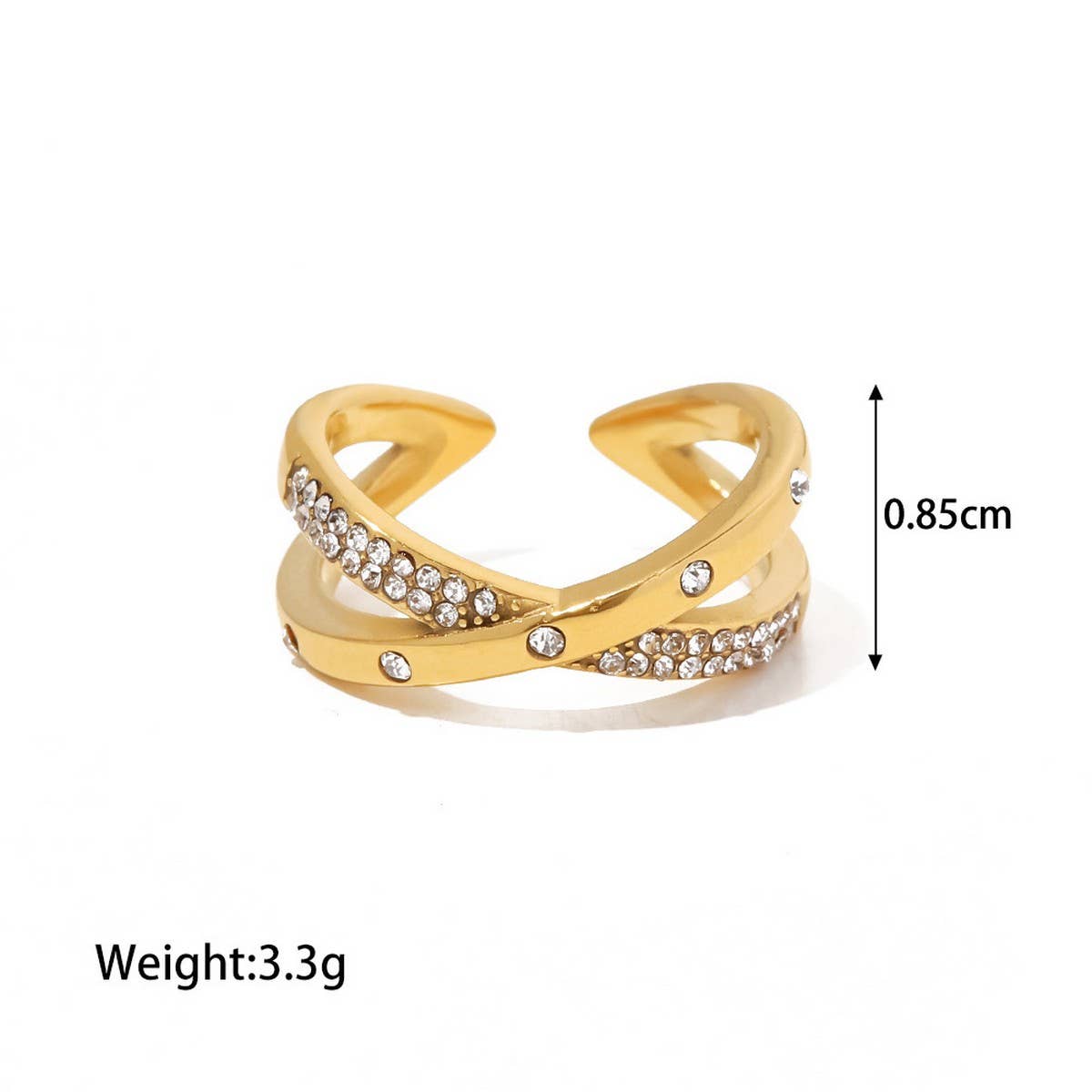 LUXURY STAINLESS STEEL FINGER CHAIN RING BRACELET_CWAJE4652