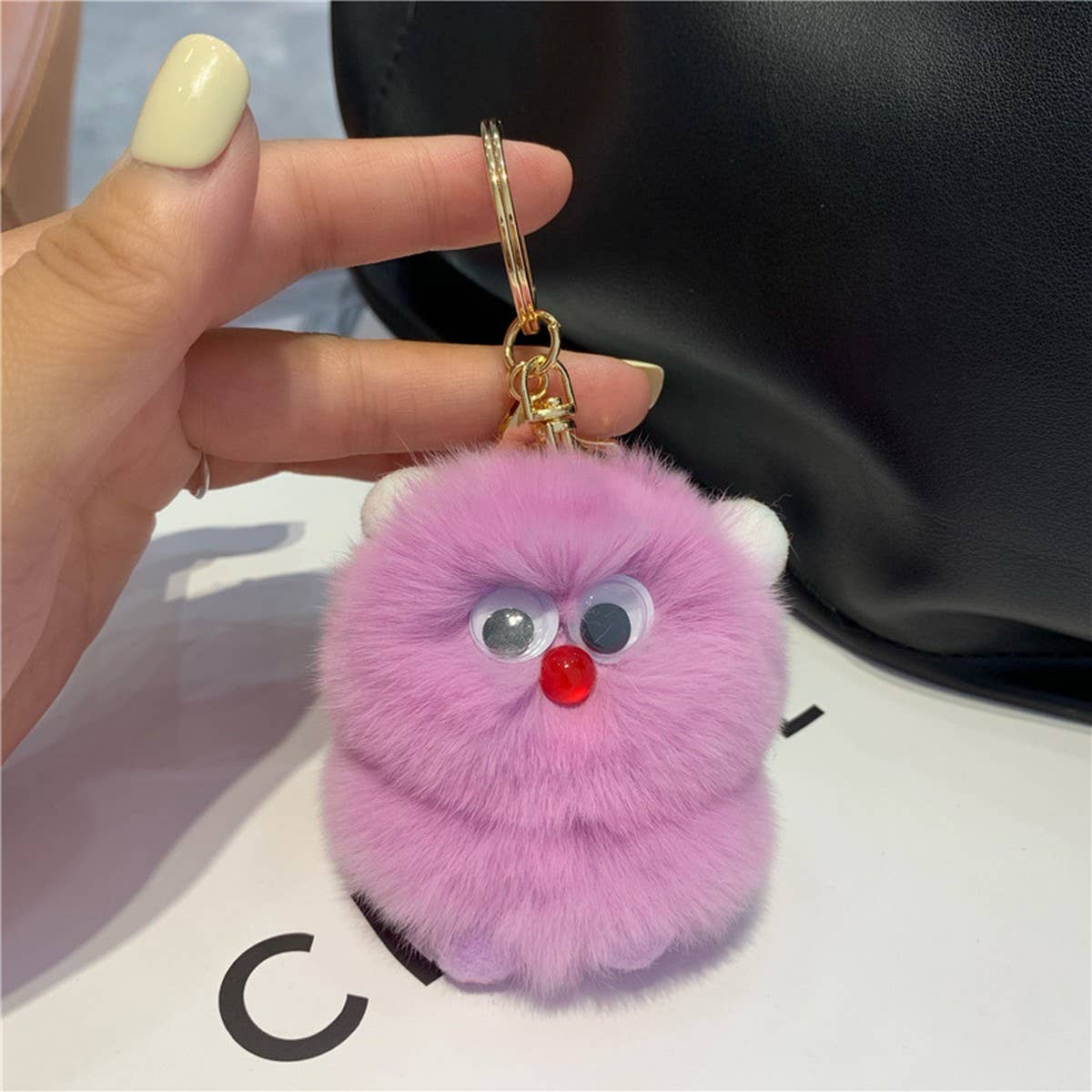 Little Monster Car Keychain Pendant Accessories_Cwmm2607