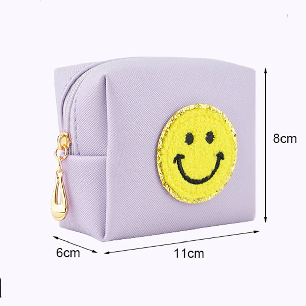 Portable Face Embroidered Sanitary Towel Bag_Cwab1101