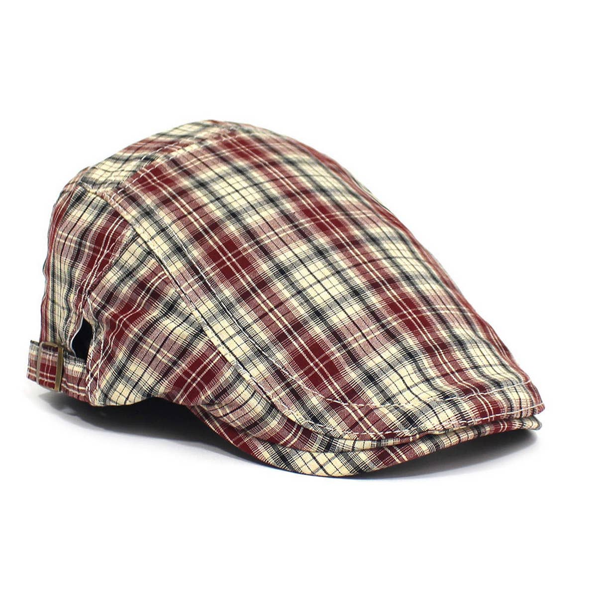 2024 NEW RETRO PLAID CASUAL BERET_CWAB2925