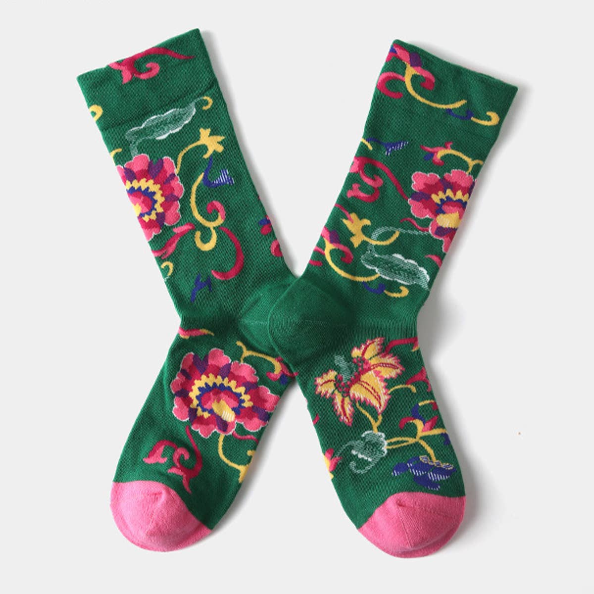 OIL PAINTING CREATIVE STREET SKATEBOARD SOCKS_CWMS0166