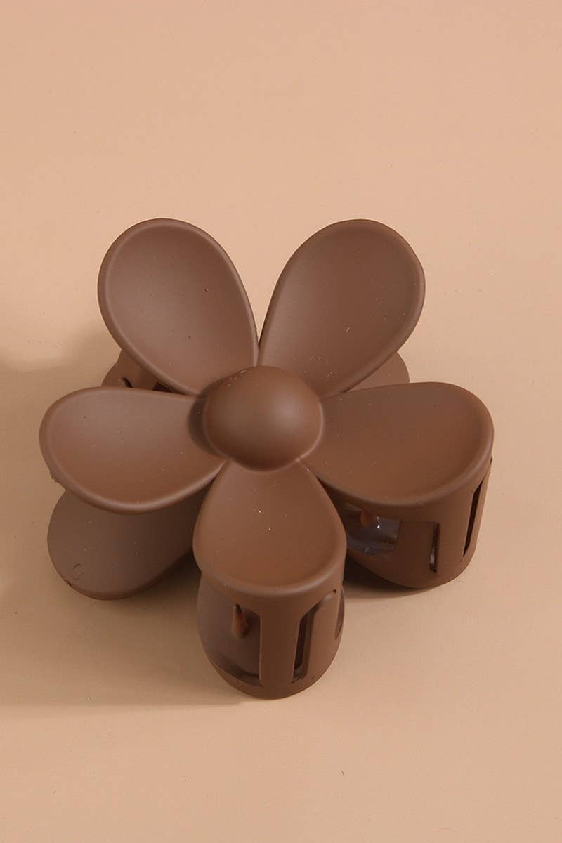 Cwaha0574_Flower Shark Claw Clip Hair Clip