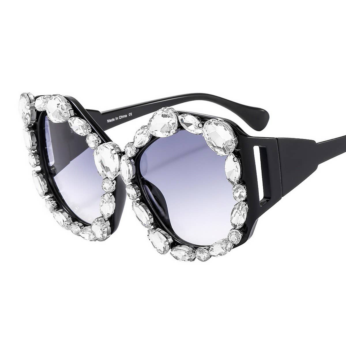 LARGE FRAME POLYGONAL HIGH TECH SUNGLASSES_CWASG0861