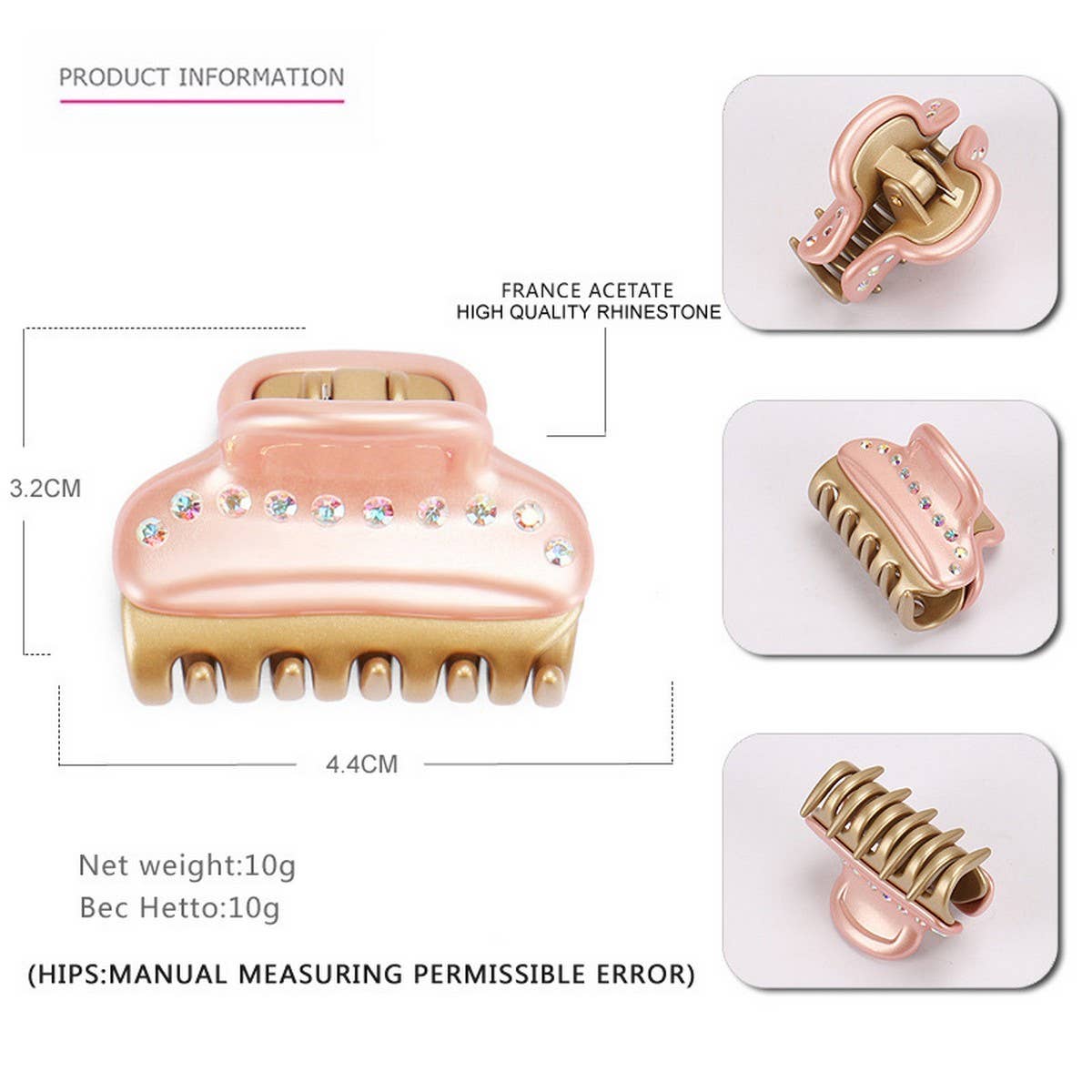 ACETATE SINGLE ROW DRILL MEDIUM SIZE GRIPPER_CWAHA4246