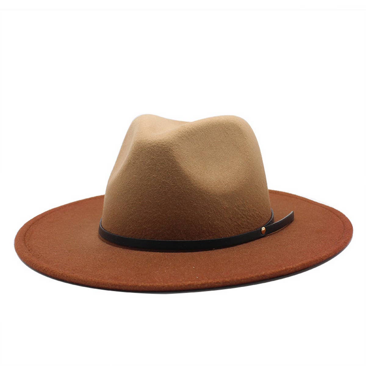 FASHION GRADIENT WIDE BRIMMED HAT FEDORA_CWAH0808