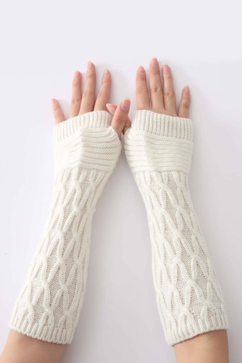 Winter Solid Knit Trendy Hand Warmers_Cwag001