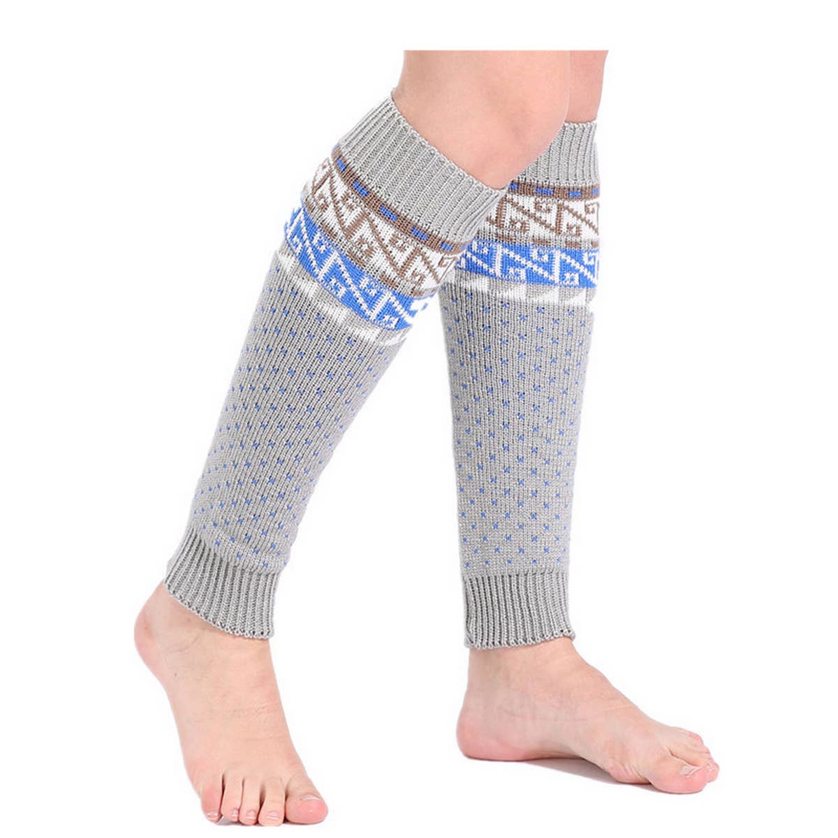 COLORBLOCK BOHEMIAN WOOL PILE SOCKS_CWMM1787