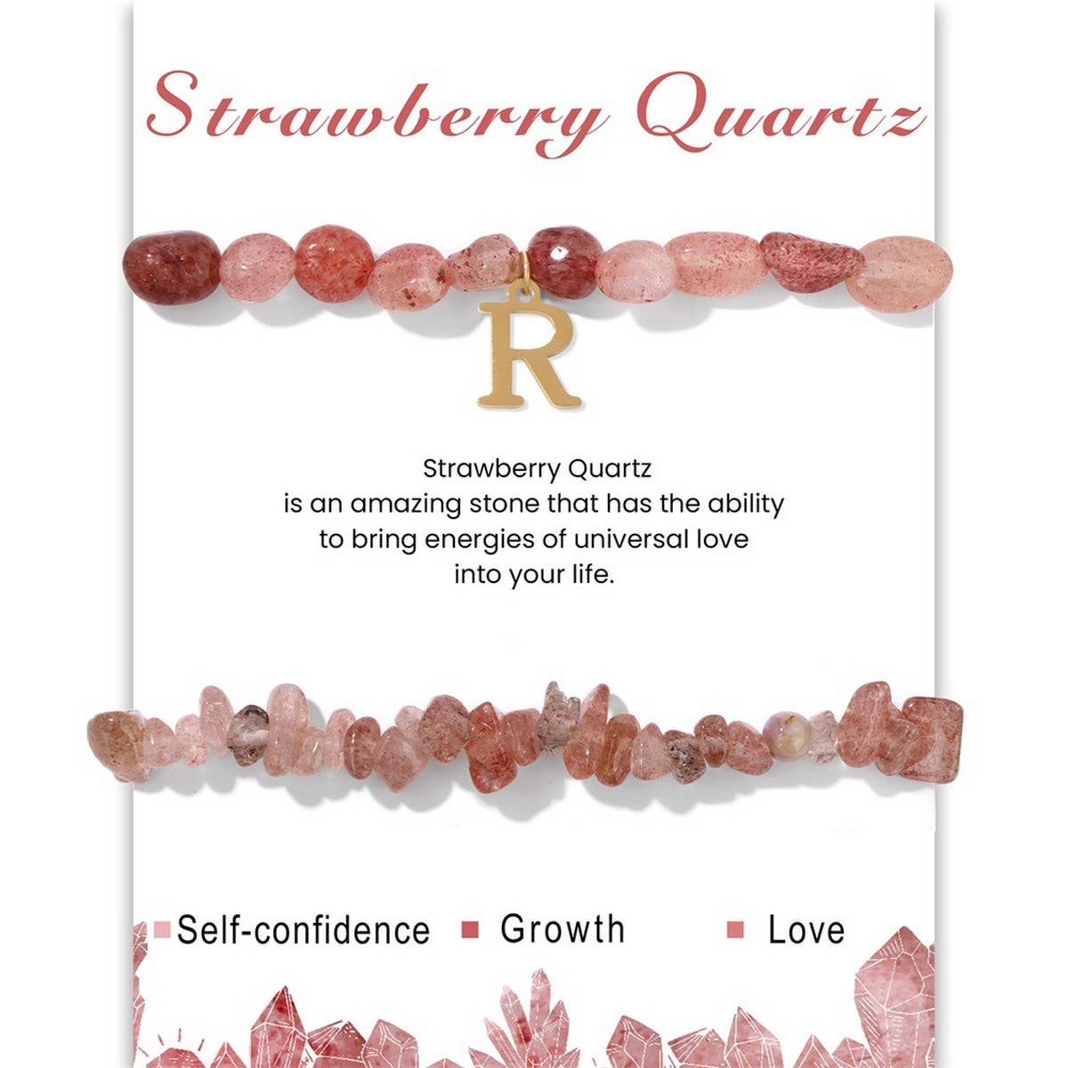 26 LETTERS IRREGULAR PENDANT BRACELET_CWAJE2105