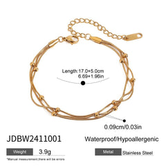 LUXURY STAINLESS STEEL FINGER CHAIN RING BRACELET_CWAJE4652