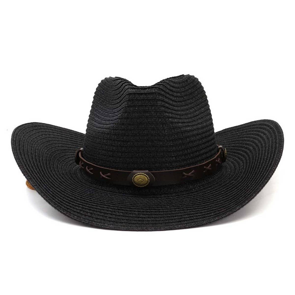 RETRO SUNSCREEN WESTERN COWBOY STRAW HAT_CWAH1242