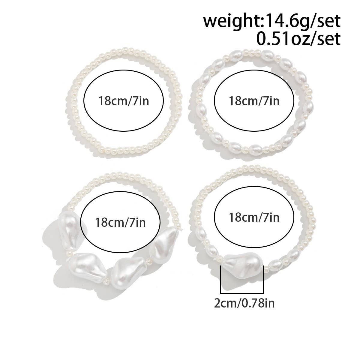 SIMPLE AND FASHIONABLE IRREGULAR BEADED BRACELET_CWMM3114