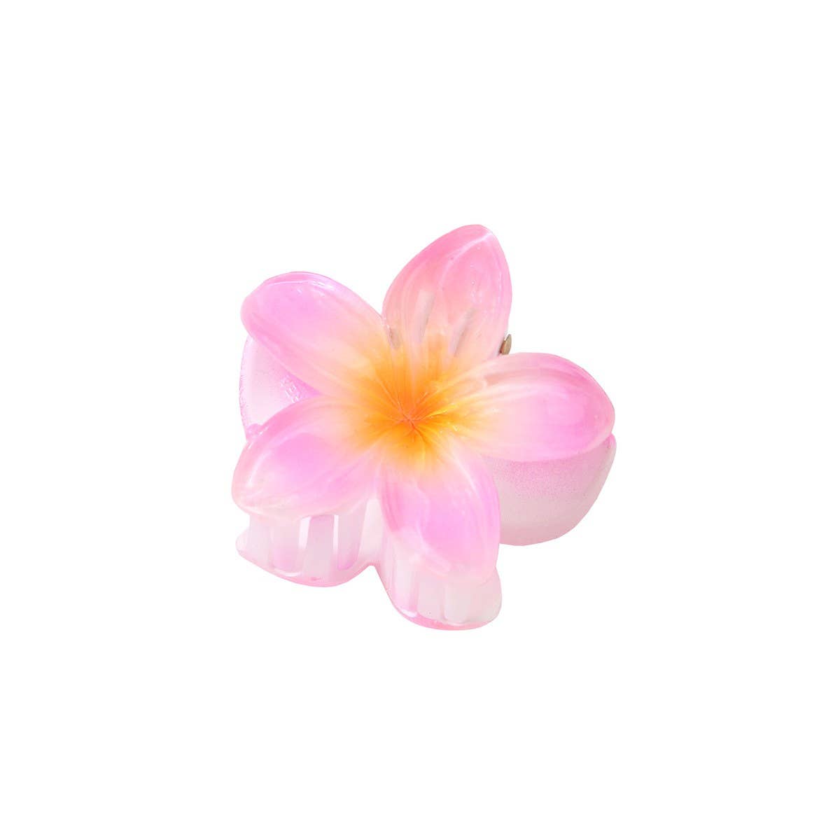 CANDY COLOR PLUMERIA HAIR CLAW SWEET FLORAL CLIP_CWMM4985