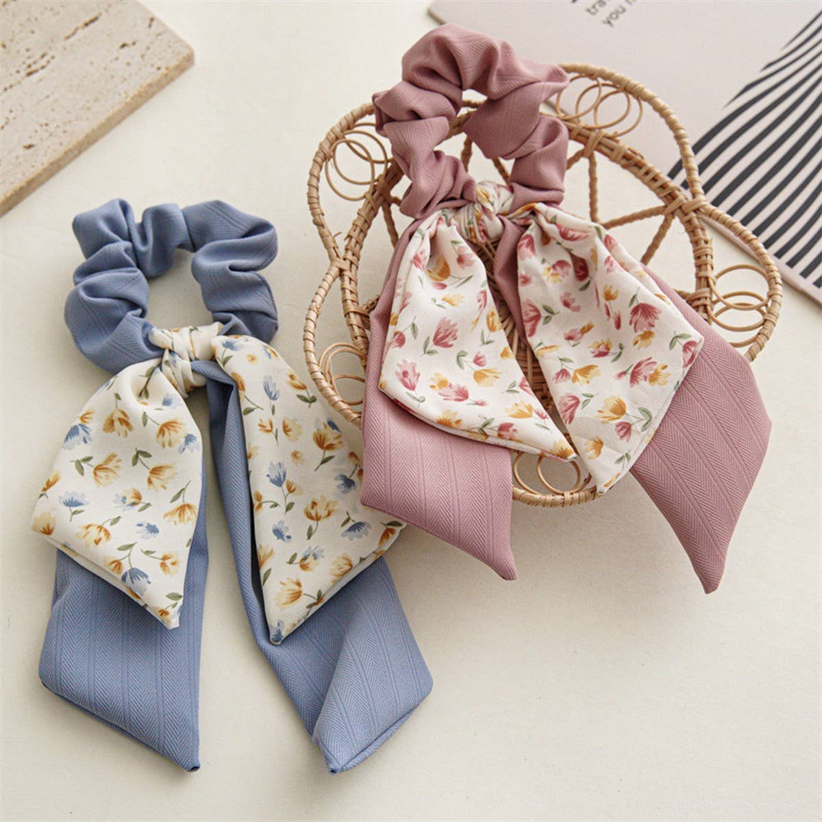 2024 NEW STYLE DOUBLE LAYERED BOW HAIR TIE_CWAHA1086