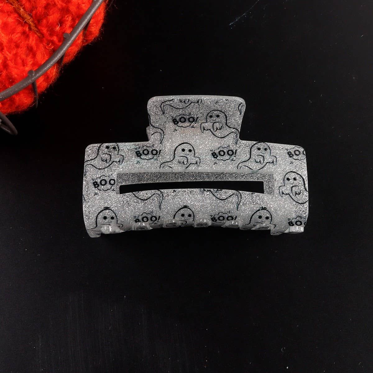 Cwaha1618_Halloween Fun Rectangle Hair Claw Clip