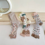 RETRO NEW GARDEN TRANSPARENT SOCKS_CWMS0555