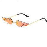 STATEMENT FLAME METAL FRAMELESS SUNGLASSES_CWASG0710