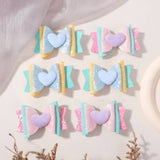 GLITTER HEART BOW HAIR CLIP FOR GIRLS_CWAHA6691