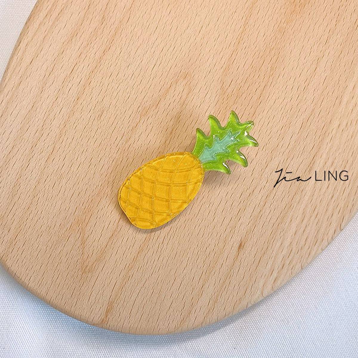 CHILDRENS WATERMELON CARROT HAIR CLIP_CWAHA1835