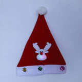 CHRISTMAS GIFT BRUSHED LIGHTED SANTA HAT_CWAH2315