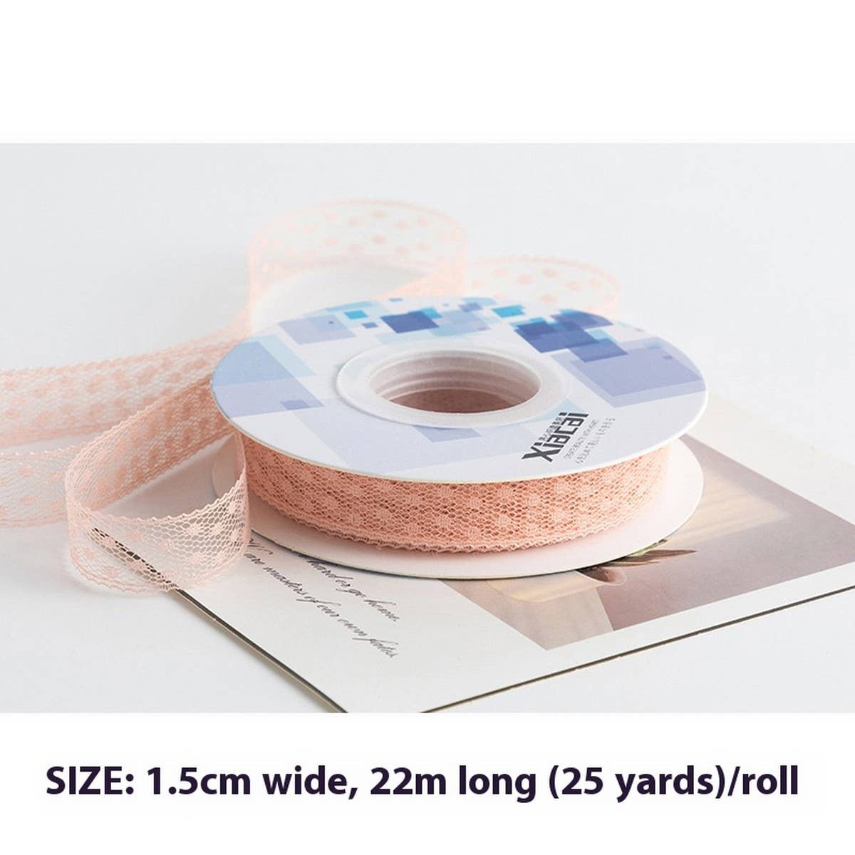 COLORFUL POLKA DOT LACE RIBBON DIY ACCESSORIES_CWMM5747