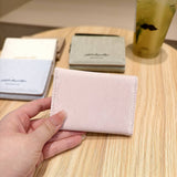 Gradient Velvet Mini Trifold Wallet With Letters_Cwab06233