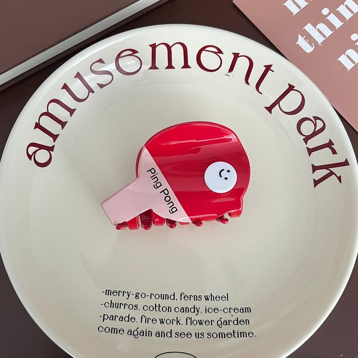 CUTE SPORTS CLAW CLIP PING PONG BADMINTON STYLE_CWAHA5902