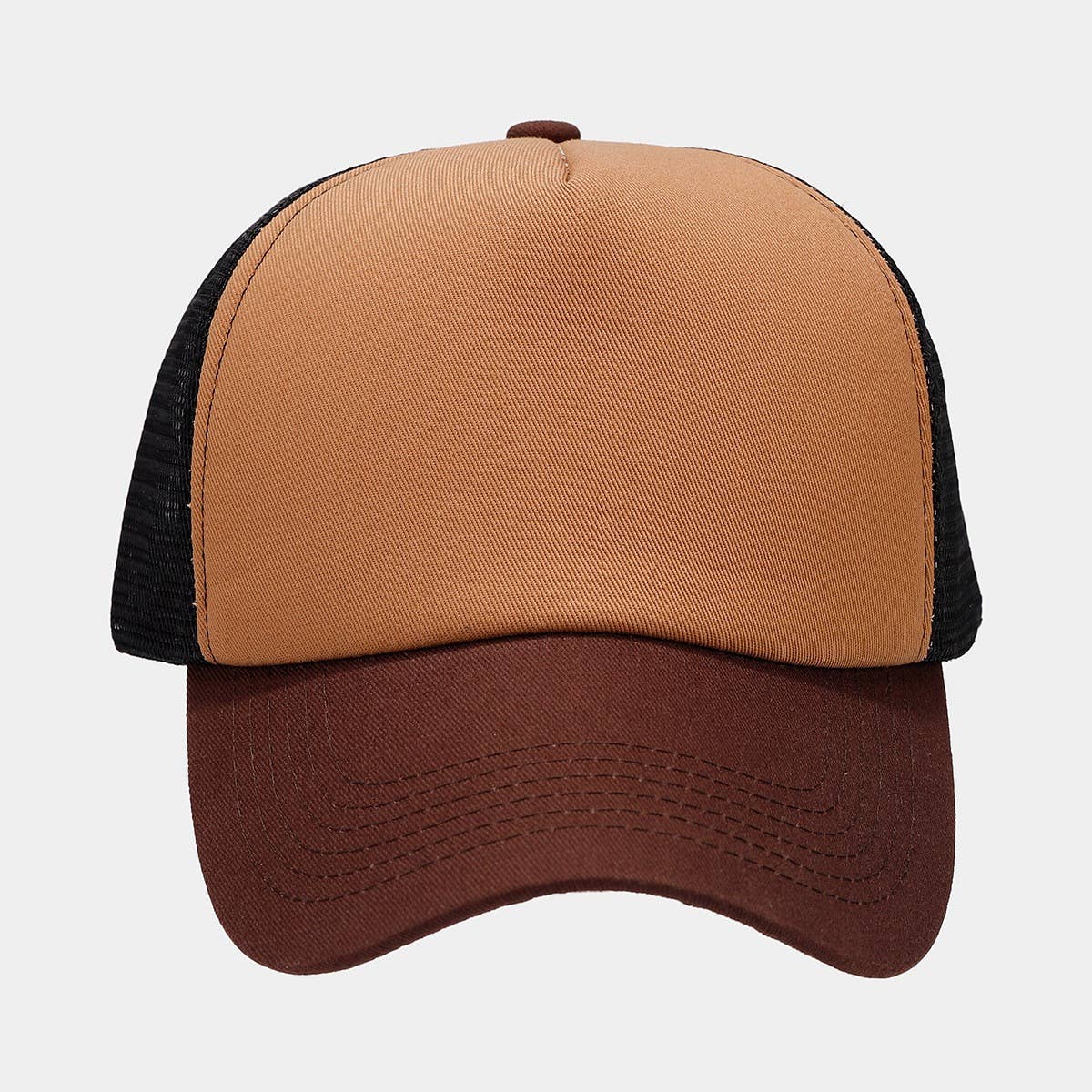 SPLICED LIGHT PANEL BREATHABLE BASEBALL CAP_CWAH1572