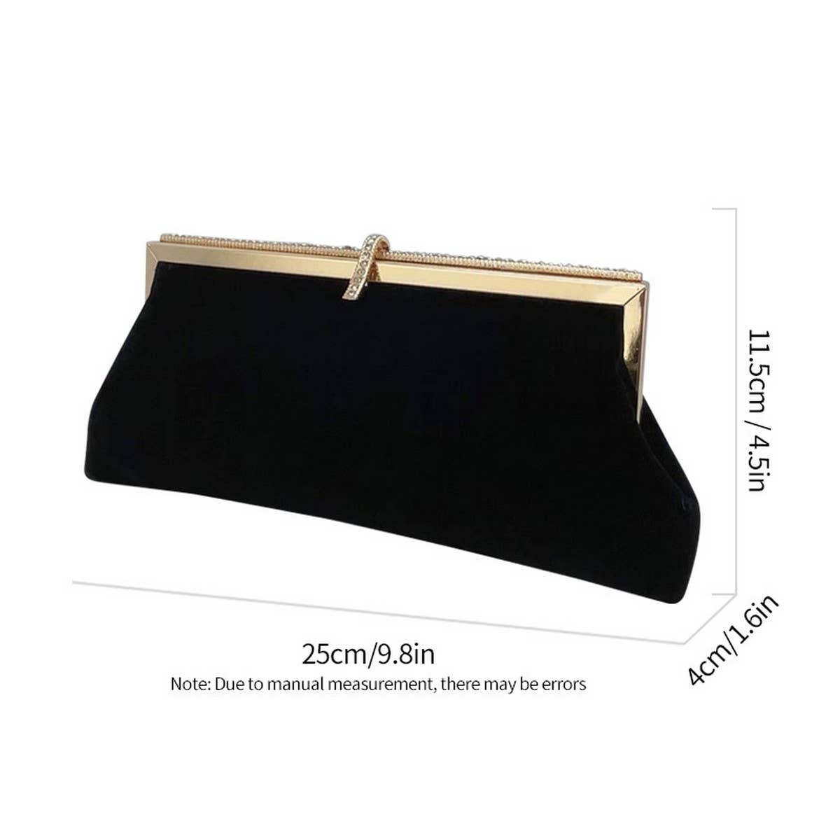 2024 NEW VELVET TEMPERAMENT CLUTCH_CWAB2534