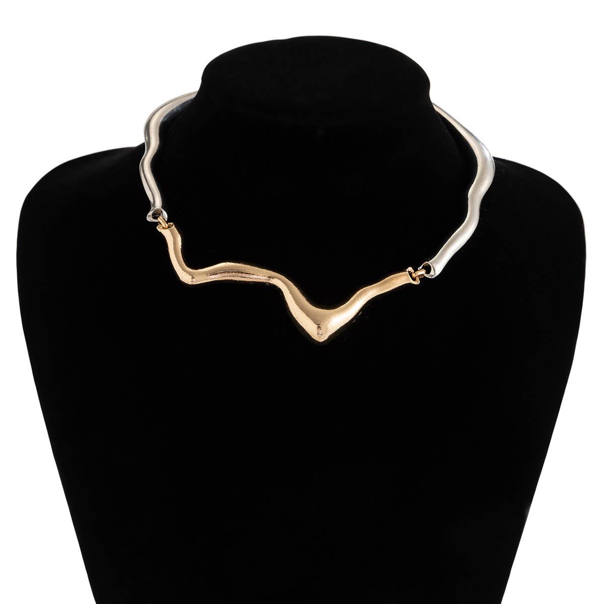 NEW COLD STYLE GEOMETRIC TWISTED DESIGN NECKLACE_CWMM3132
