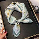 MULBERRY SILK SCARF VERSATILE GIFT SQUARE_CWASC0551