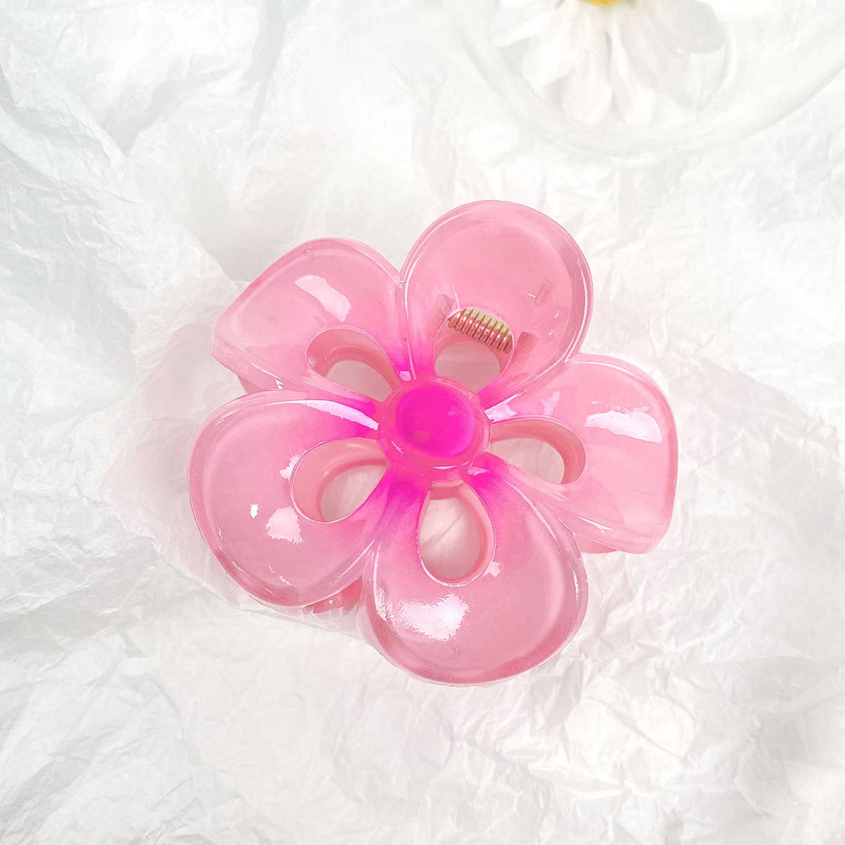 COLORFUL PLUMERIA HAIR CLAW SWEET FLORAL CLIP_CWAHA1010