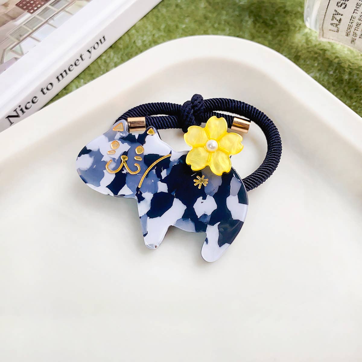 SWEET AND CUTE CAT HAIR ROPE_CWAHA0810