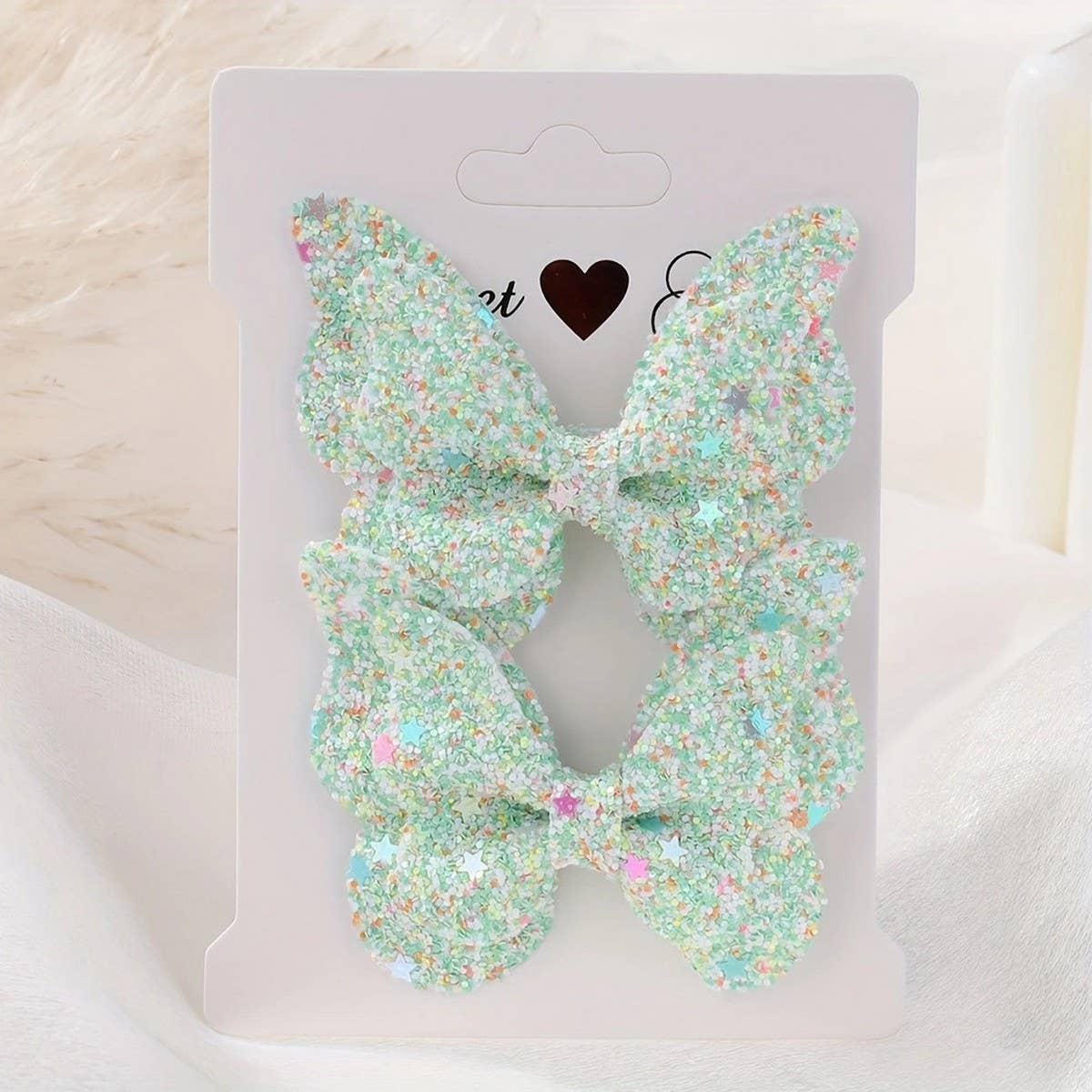 3D GRADIENT GLITTER BOW BABY HAIR CLIP_CWAHA6755
