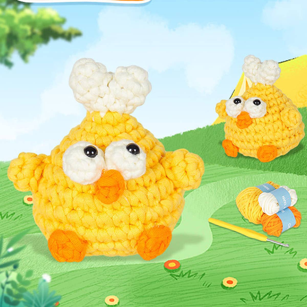 HANDMADE DIY KEYCHAIN CROCHET MATERIAL PACK_CWMM0840