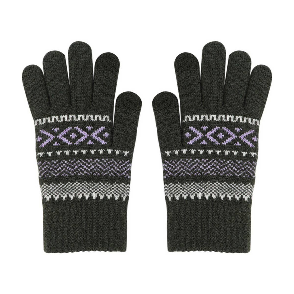 Winter Double-Layer Thickened Knitted Gloves_Cwag0390