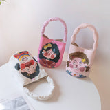 COZY PADDED BUCKET BAG KIDS HANDBAG_CWAB5607