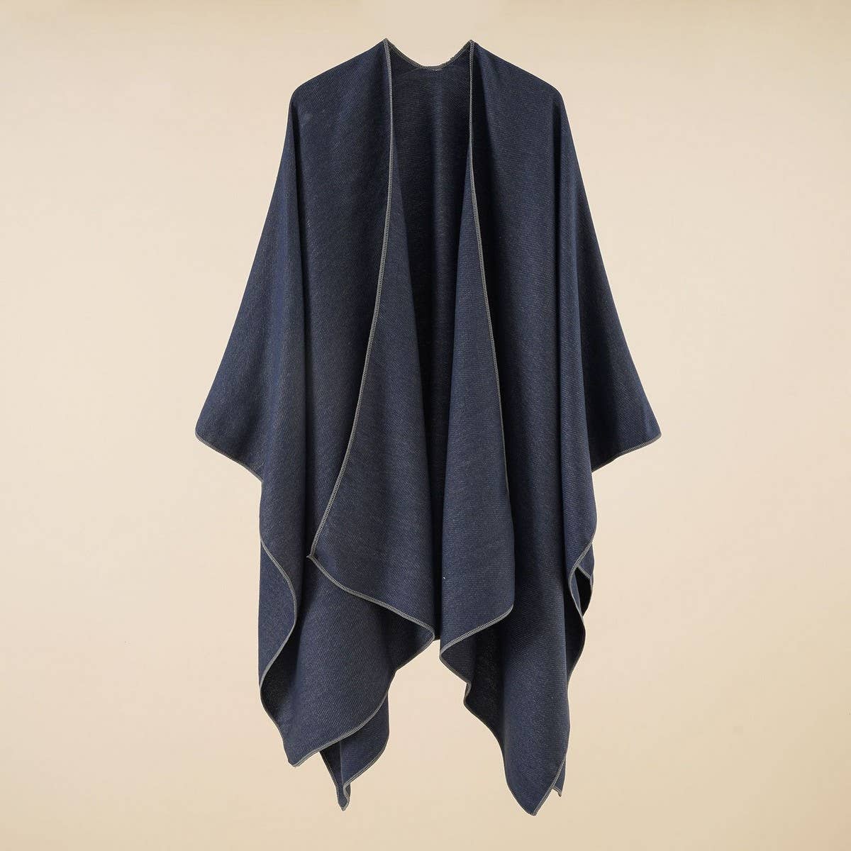 Warm Cape Simple Solid Color Fashionable Shawl_Cwmm2082