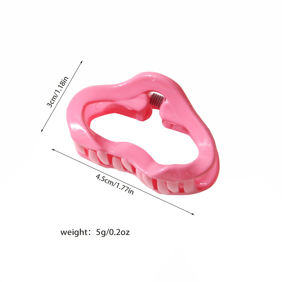 MINI CLOUD HAIR CLAW CREAMY PASTEL SIDE CLIP_CWAHA1042