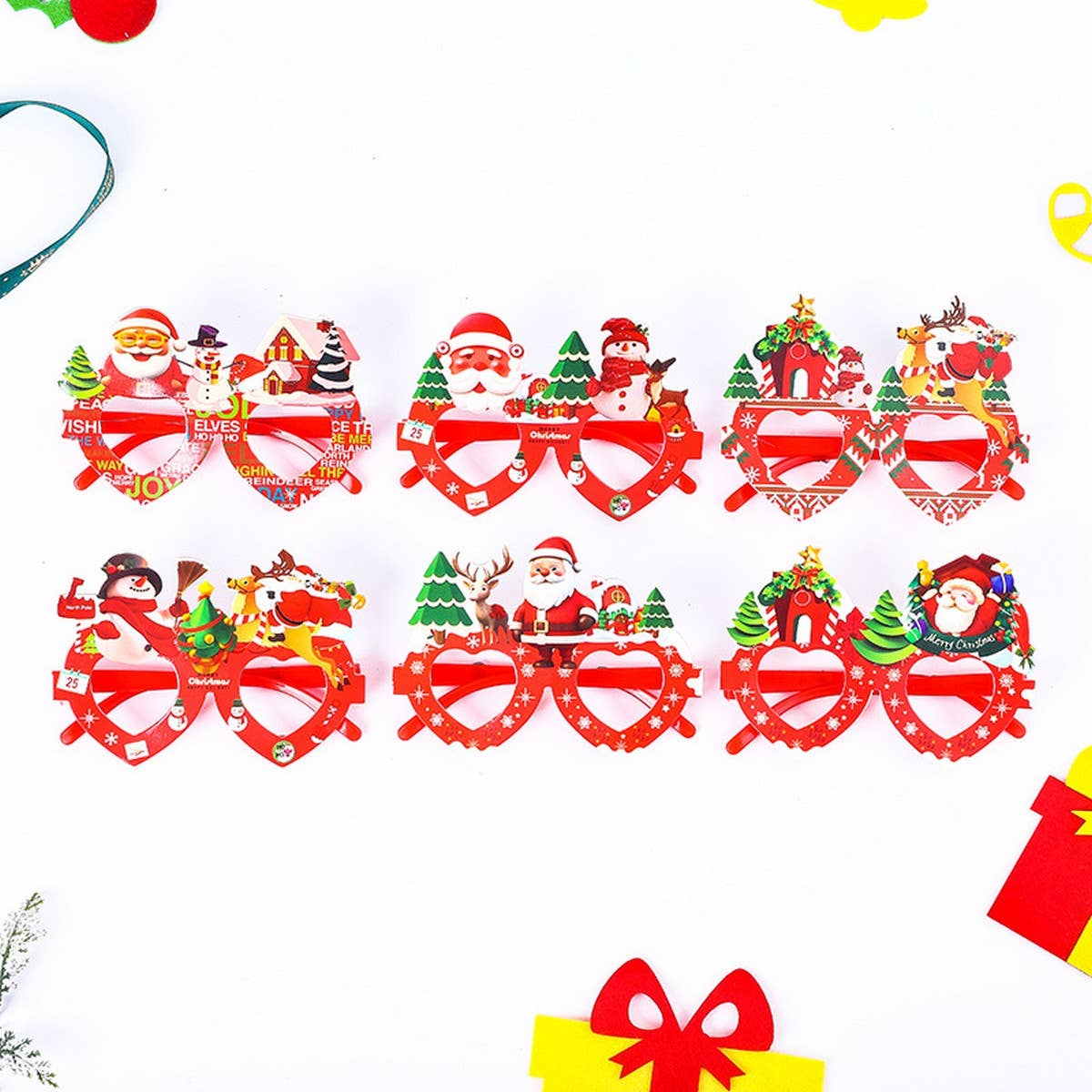 CREATIVE CHRISTMAS GIFT DECORATION GLASSES FRAME_CWASG0538