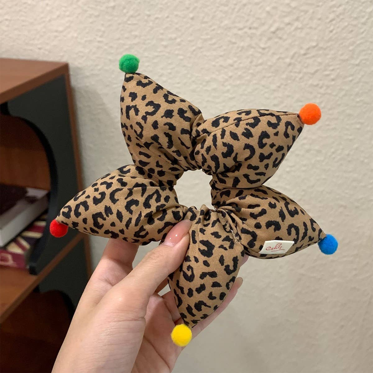 Star Scrunchie Bun Hair Tie Small Design_Cwaha07831