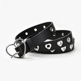 FASHIONABLE HEART BUCKLE DECORATIVE BELT_CWABE0574