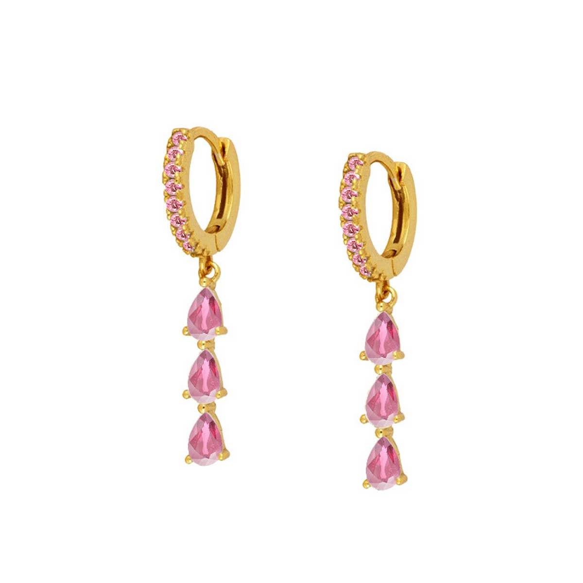 TEARDROP SHAPE MINIMALIST FASHION EARRINGS_CWAJE1728