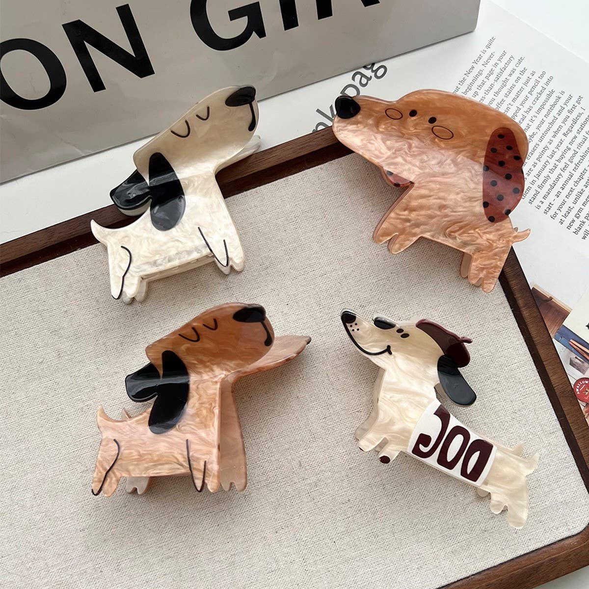 CUTE DOG CAT CLAW CLIP KAWAII HAIR ACCESSORY_CWAHA5822