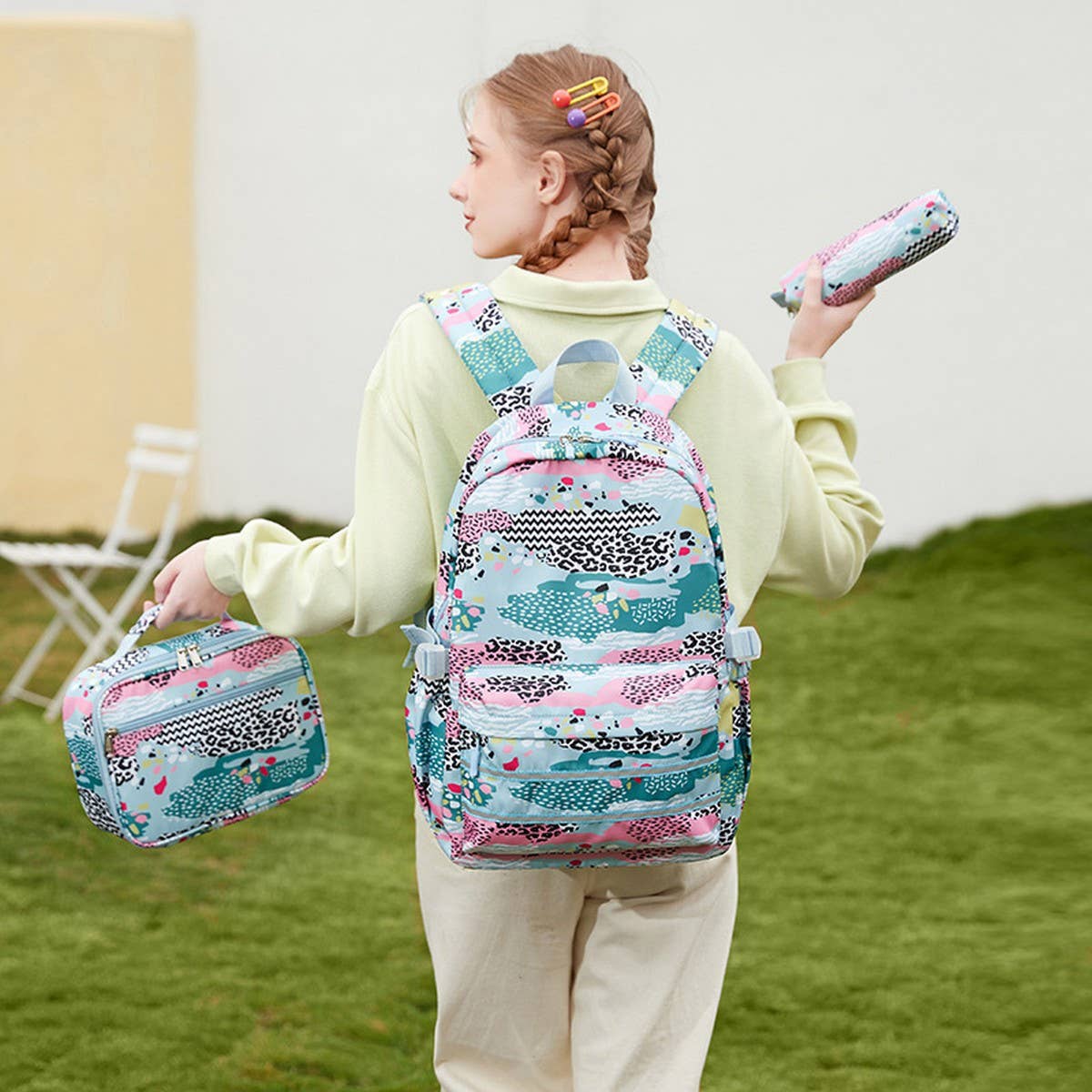 BACKPACKS FOR SCHOOL LARGE CAPACITY 3 PIECE SET_CWAB5506