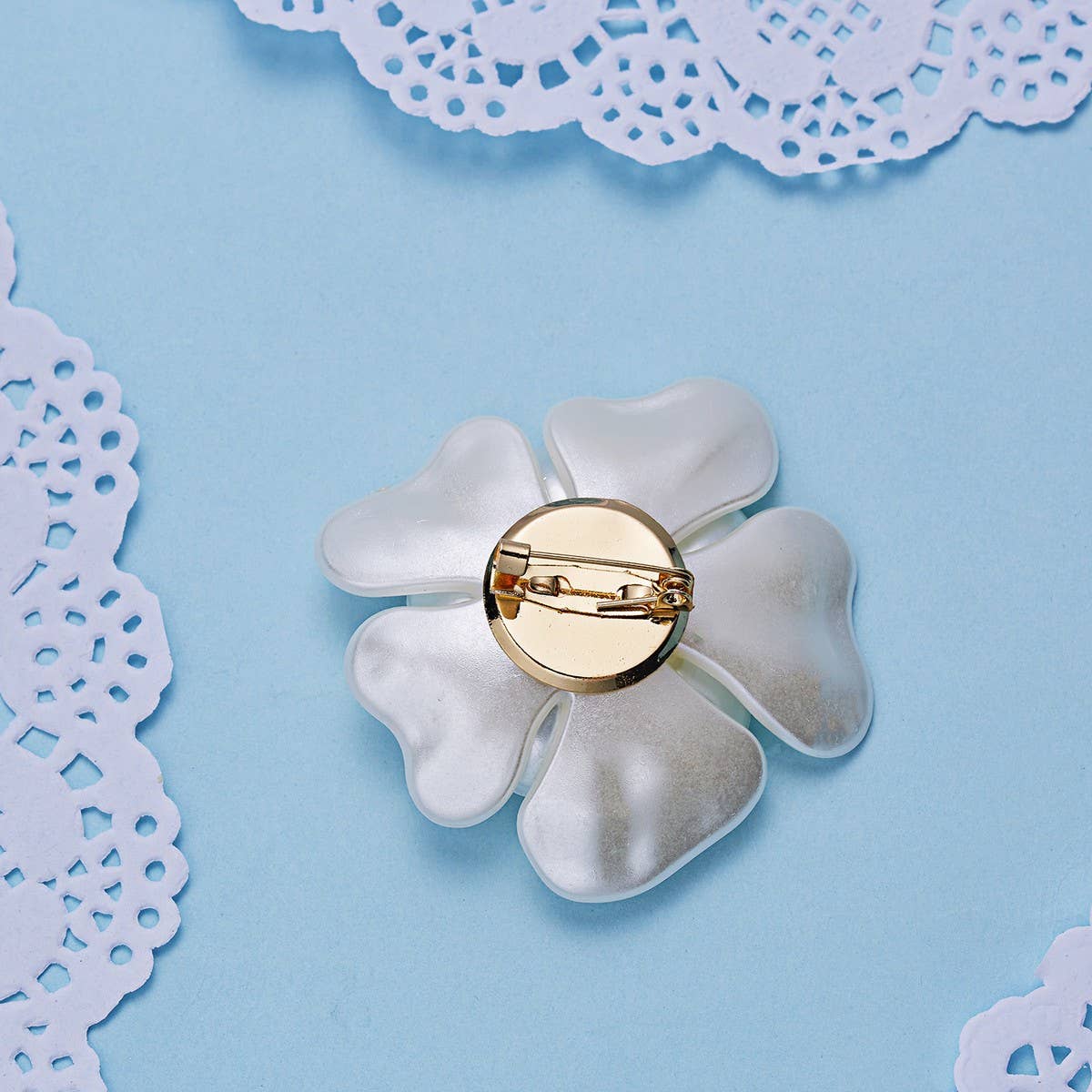 Cwaje2566_Camellia Classic Scarf Buckle Clothing Brooch