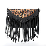 Cwab4565_Leopard Print Tassel Chain Shoulder Bag