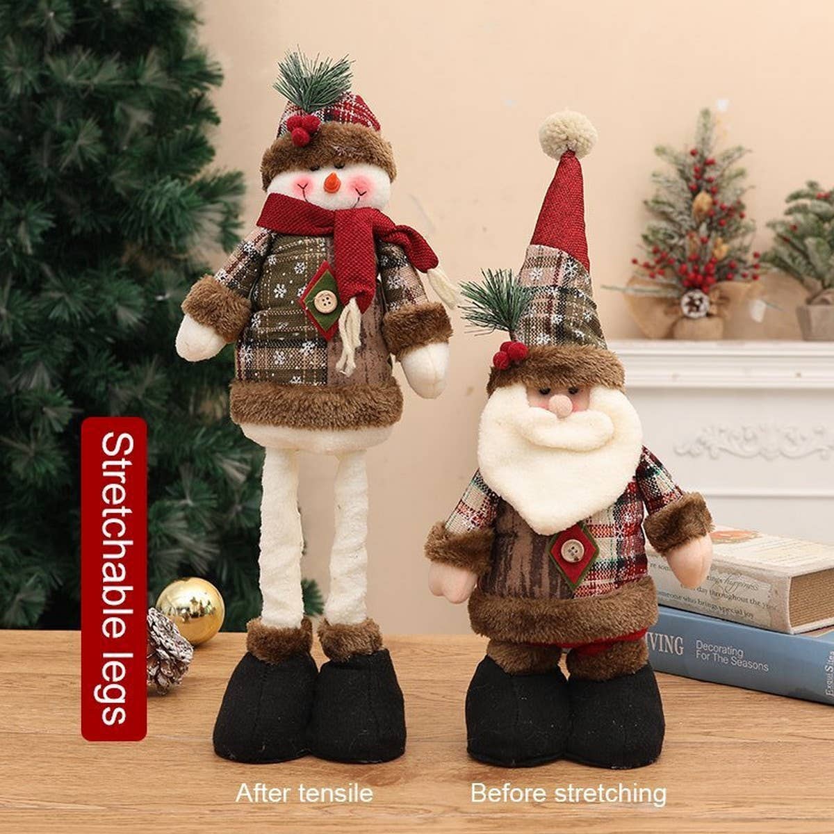 Cwmm9394_Christmas Retro Doll Decoration Ornaments